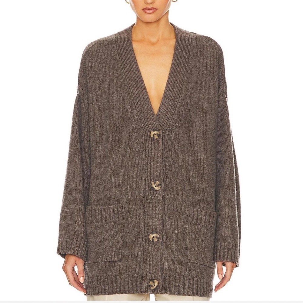 Helsa Tania Brown Cardigan